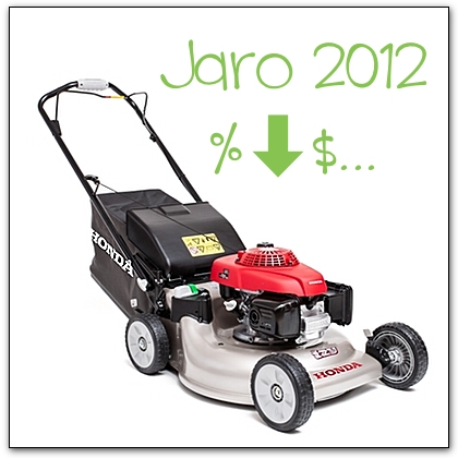 Akční ceny zahradní techniky Honda - Jaro 2012