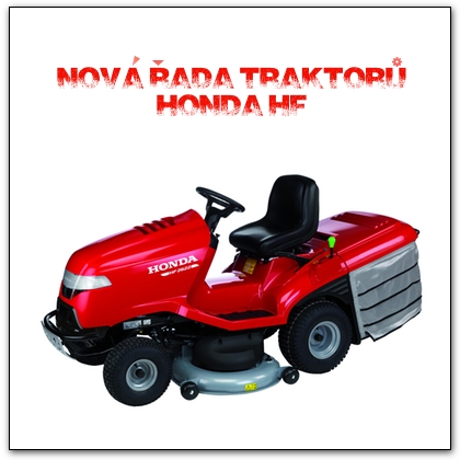 Modernizované zahradní traktory Honda